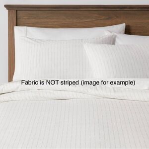 Target Threshold King size duvet and shams, 100% organic cotton, white